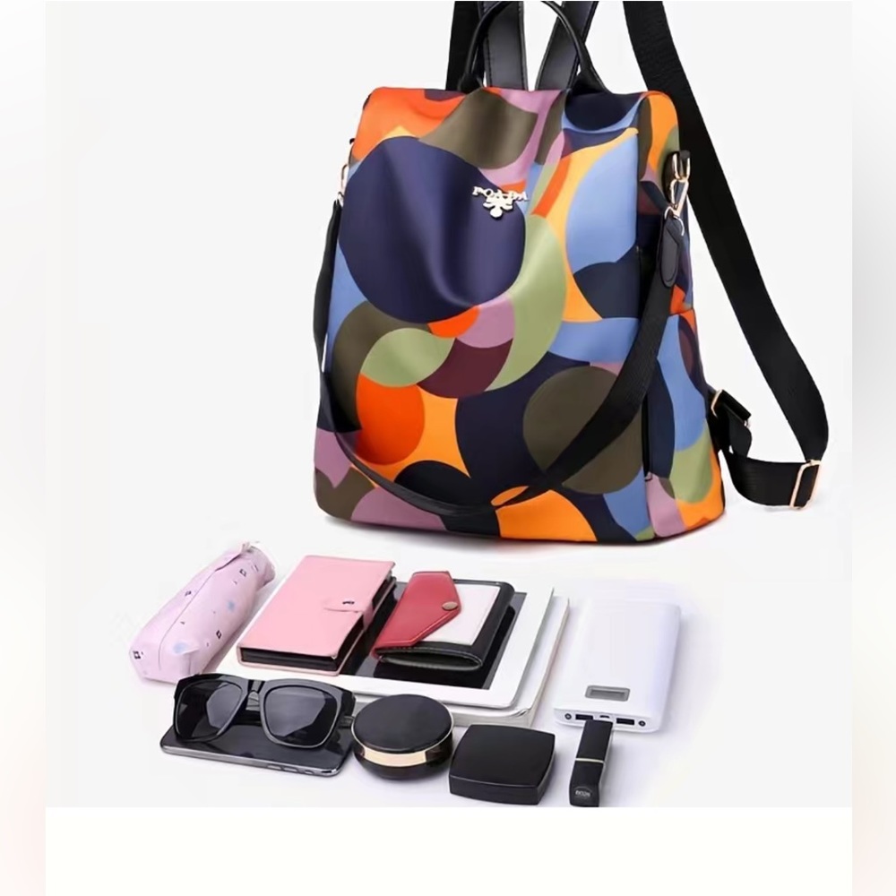 Nwt Polka Dot Multi Use Backpack - image 7